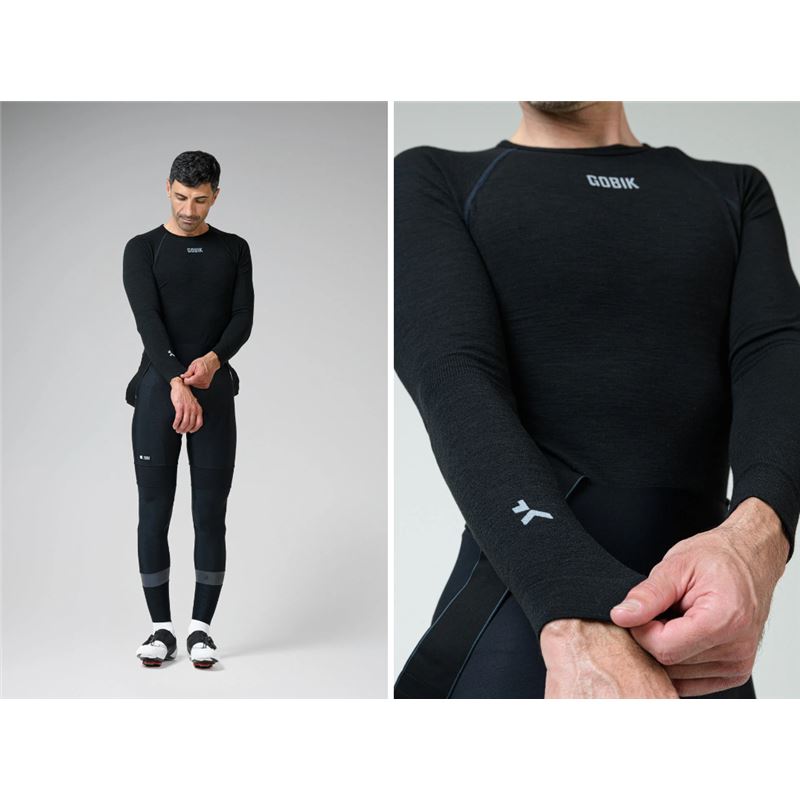CAMISETA INTERIOR GOBIK WINTER MERINO COAL HOMBRE